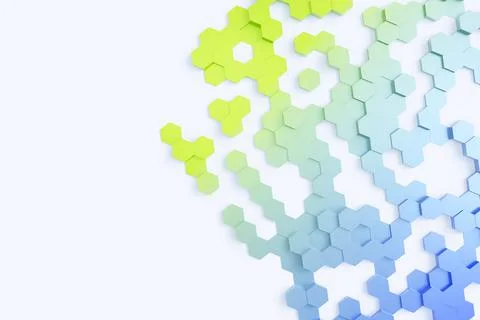 3d illustration of geometric pattern Illustrazione stock