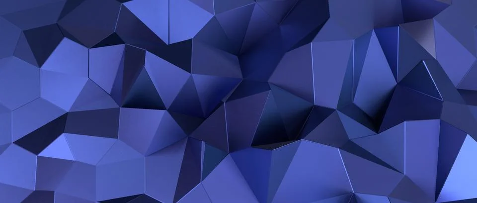 3D Illustration geometric pattern shape with molecule structure イラスト素材