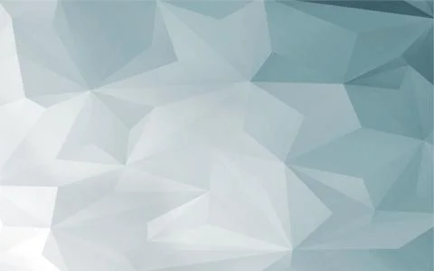 3d illustration, geometric polygonal gradient gray background Stock Illustration
