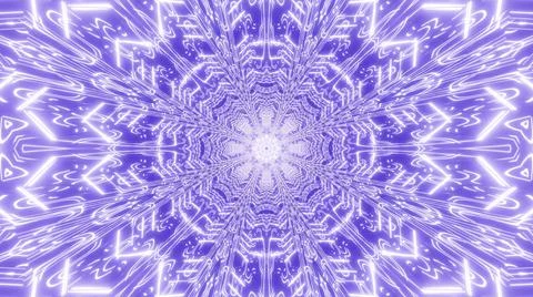 3d illustration of geometric tunnel loop Illustrazione stock