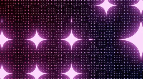 3D illustration graphic of abstract dots and square pattern seamless loop. Stock Illustration