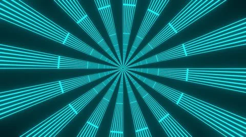 3D illustration graphic of abstract lining and circular pattern energy tunnel. Stock Illustration