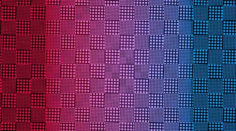 3D illustration graphic of abstract square pattern seamless loop effect. Illustrazione stock