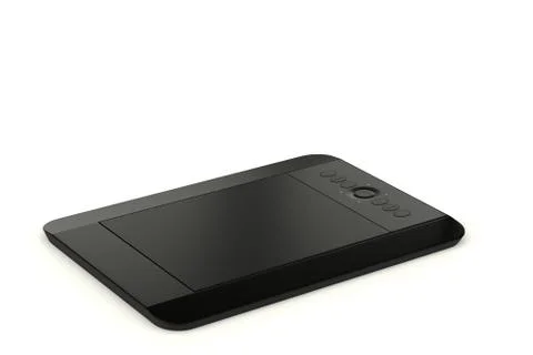 3D illustration a graphic tablet Stock Illustration