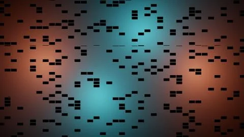 3D illustration graphic of transparent pattern or texture forming. Illustrazione stock