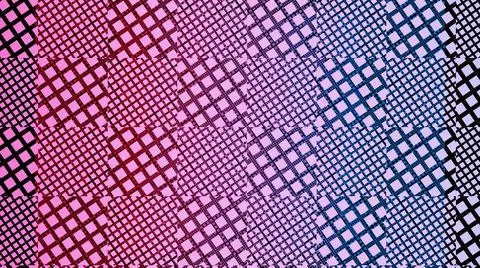 3D illustration graphics of abstract square pattern seamless loop effect. Illustrazione stock