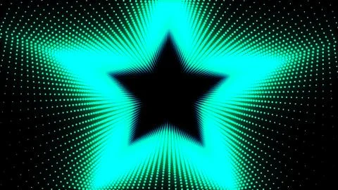 3d Illustration, Green dots lined up in lines It was put together until it wa Illustration