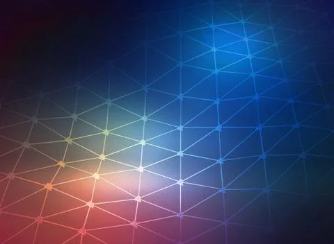 3d illustration grid space future design for background Stock Illustration