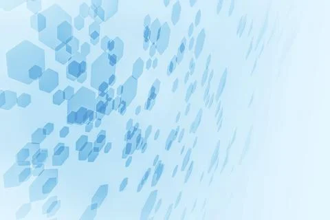 3d illustration of a hexagonal shapes background Illustrazione stock