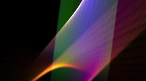 3d illustration - Hypnotic grid of lines creates geometric patterns. Computer Illustrazione stock