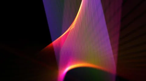 3d illustration - Hypnotic grid of lines creates geometric patterns. Computer Stock Illustration