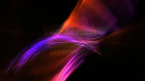 3d illustration - Hypnotic grid of lines creates geometric patterns. Computer Illustrazione stock
