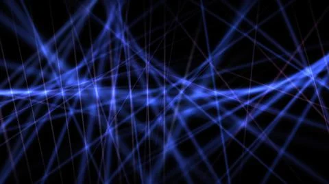 3d illustration - Hypnotic grid of lines creates geometric patterns. Computer Stock Illustration