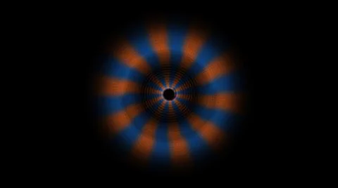 3d illustration - Hypnotic grid of lines creates geometric patterns. Computer Stock Illustration
