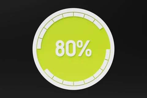 3d illustration of an indicator showing high risk. Normal  risk concept on  s Stock Illustration
