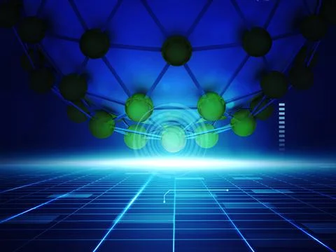 3d illustration of Internet Concept Stock Illustration