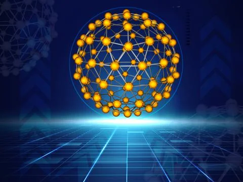 3d illustration of Internet Concept Stock Illustration