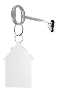 3d illustration key to open the door Stock Illustration