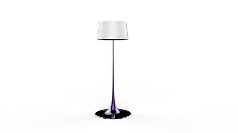 3d illustration of a lamp Stock Illustration