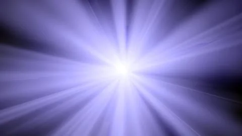 A 3d illustration of light rays and warp Stock Illustration