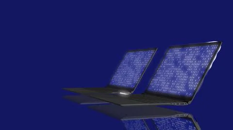 3d illustration of local computer network structure communications with internet Stock Illustration