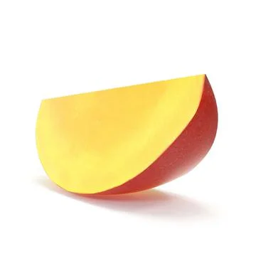 3d illustration of mango white background Stock Illustration