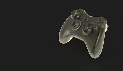 3D illustration of a modern computer gaming controller Stock Illustration