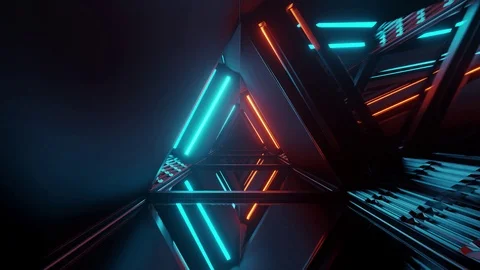 3d illustration motion background design artwork with abstract triangle shape 動画素材 123964979