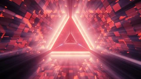 3d illustration motion background live wallpaper of the abstract door to heaven Illustration