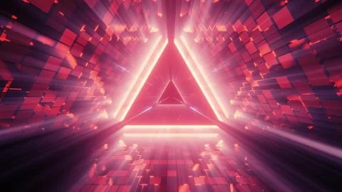 3d illustration motion background live wallpaper of the abstract door to heaven Illustrazione stock
