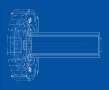 3d illustration of a MRI machine Illustrazione stock