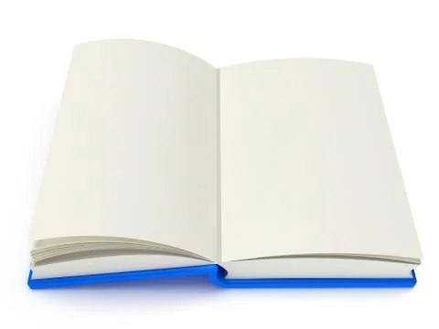 3D Illustration of an Open Book Illustrazione stock