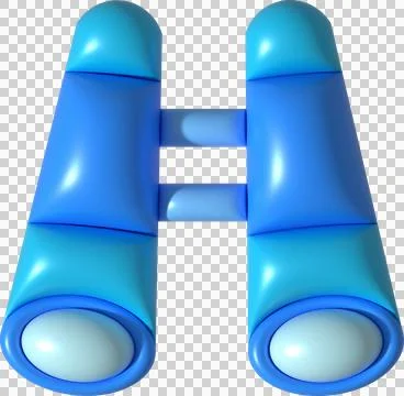 3d illustration Optical instruments for viewing distant. binoculars, spyglass Иллюстрация