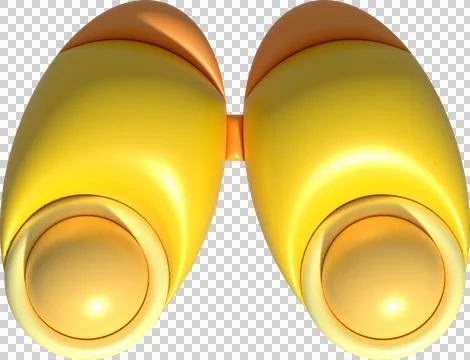 3d illustration Optical instruments for viewing distant. binoculars, spyglass Stock Illustration