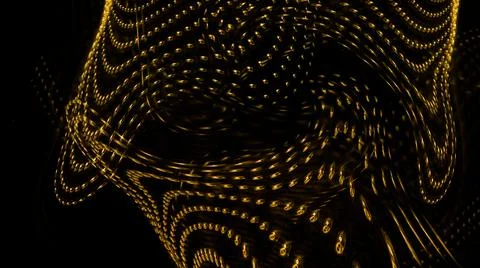 3D illustration or 3D rendering. Swirling colored clouds. Stockillustratie