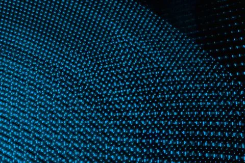 3D illustration or 3D rendering. Abstract patterns formed by lines and points Stock Illustration