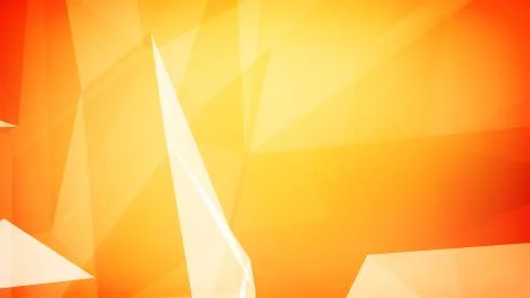 3d illustration of an orange triangles background. Ilustración de archivo