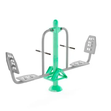 3D illustration of an outdoor exercise machine isolated on a white background Stock Illustration
