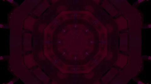 3D illustration of passage with creative ornament Stock Footage 149140455