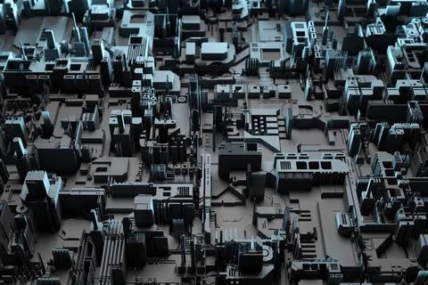 3d illustration of a pattern in the form of a metal, technological plating of Stockillustratie