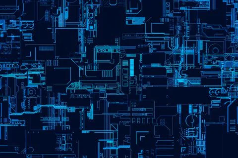 3d illustration of a pattern in the form of a metal, technological plating of Foto stock