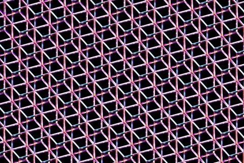 3d illustration pink  geometric pattern . Geometry  background, pattern Illustrazione stock