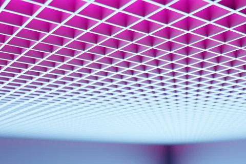 3d illustration pink  pattern, cell in geometric ornamental style from stripe Stock Illustration