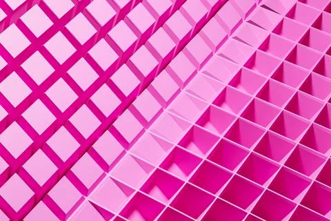 3d illustration pink  pattern, cell in geometric ornamental style from stripe 스톡 사진