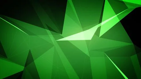 3d illustration of Plexus effect geometric triangle. Abstract background in g Stock Illustration