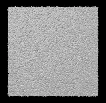 3D illustration of Polystyrene foam sheets on black background Stock Illustration