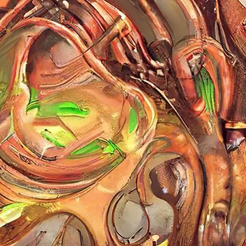 3d illustration - Portrait of an alien  extraterrestrial Stock Illustration