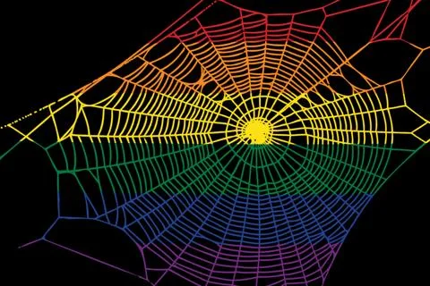 3D illustration Pride (Rainbow) flag Stock Illustration