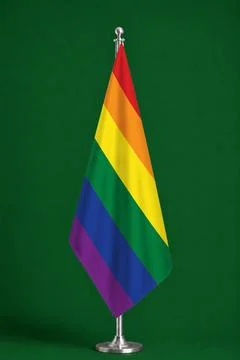 3D illustration Pride (Rainbow) flag Stock Photos