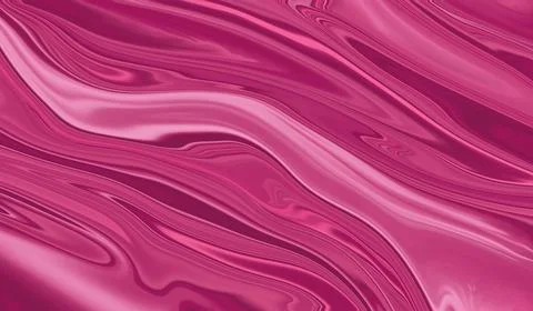 3d Illustration Psychedelic waves layers background colorful magenta and pink Stock Illustration
